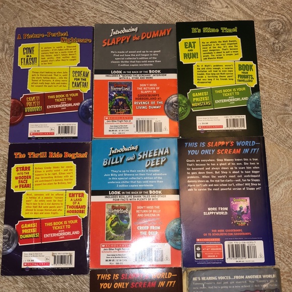 Goosebumps paperback books horrorland slappyworld - Picture 6 of 9